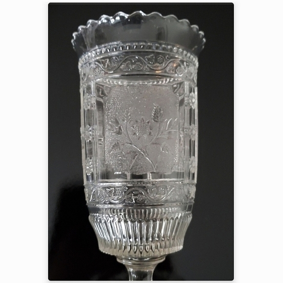 1880s "Wreath" AKA "Willow Oak Celery Vase by Bryce Brothers Pittsburgh PA - Picture 9 of 16